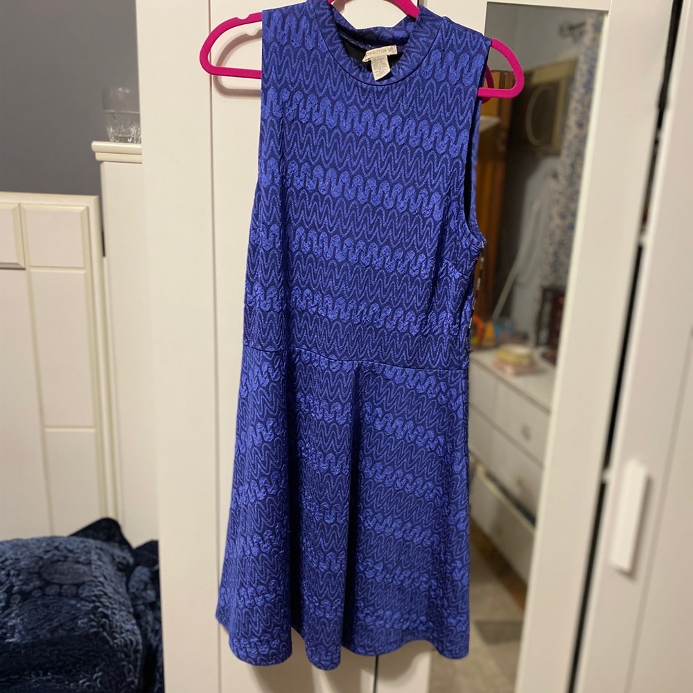 Blue dress